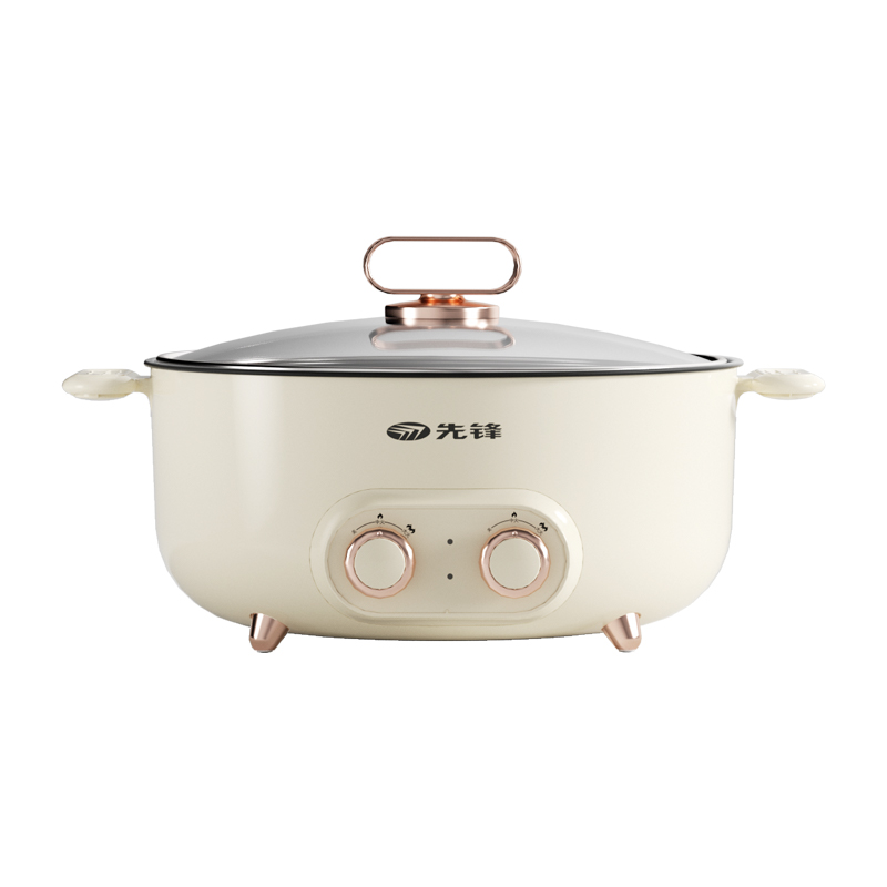 先锋（SINGFUN） 鸳鸯电火锅 YF-828X 6L 米白色（单位：台）