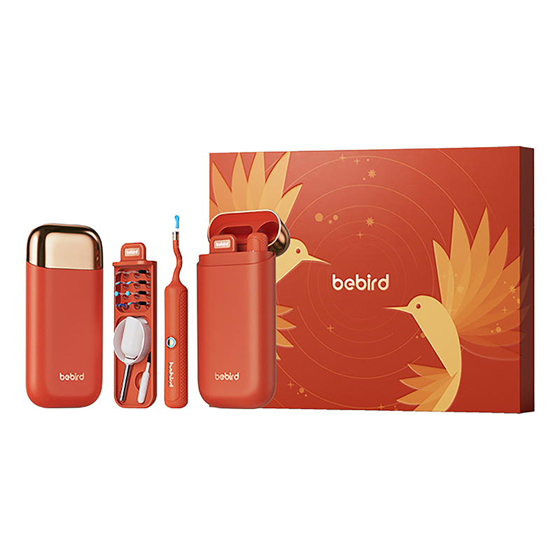 bebird 蜂鸟智能可视洁耳仪 R37R（礼盒款） 电池容量 230mAh 橙色（单位：盒）
