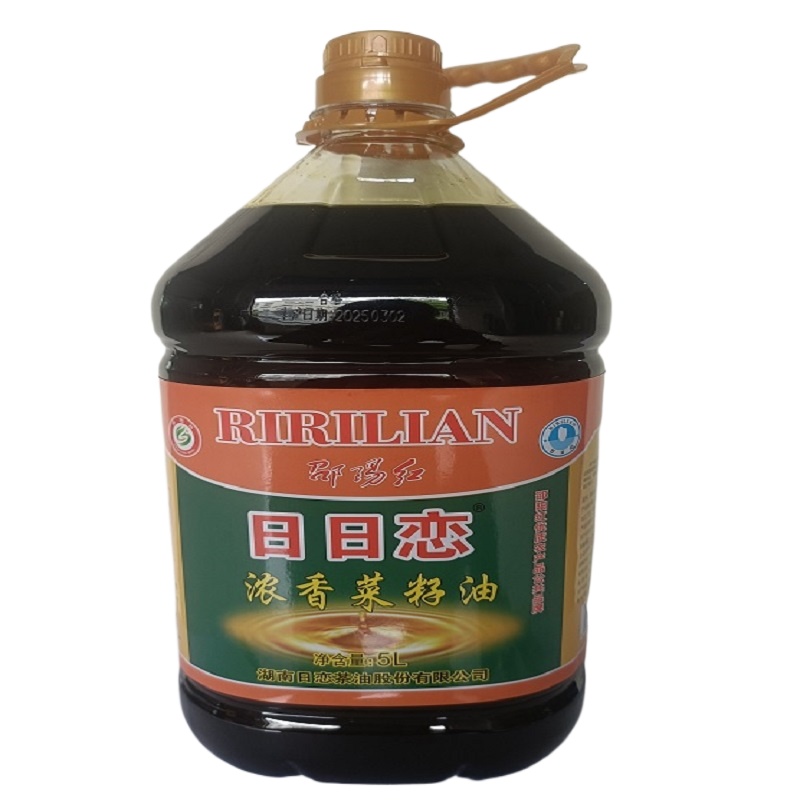 日日恋 菜籽油 口感醇厚 5L 棕褐色（单位：桶）