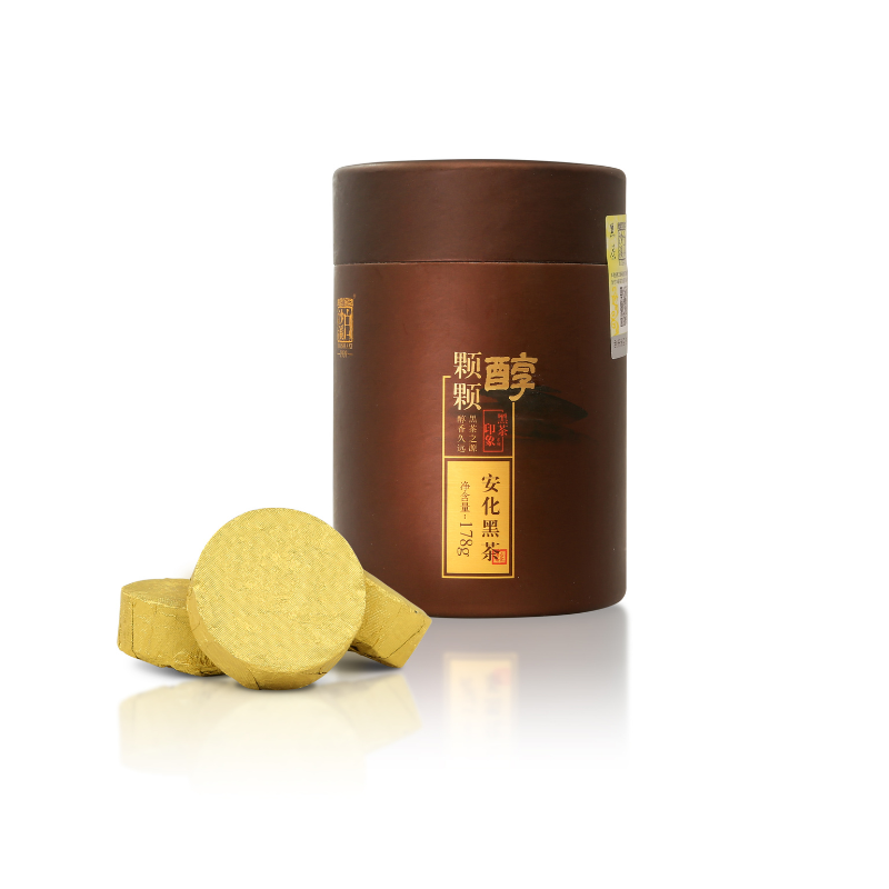白沙溪 安化黑砖茶便携带 迷你小沱茶颗颗醇 178g 混色（单位：罐）