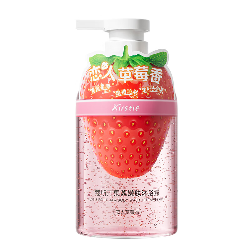 蔻斯汀（Kustie） 果酱嫩肤沐浴露 恋人草莓香 450g  甜莓味（单位：瓶）
