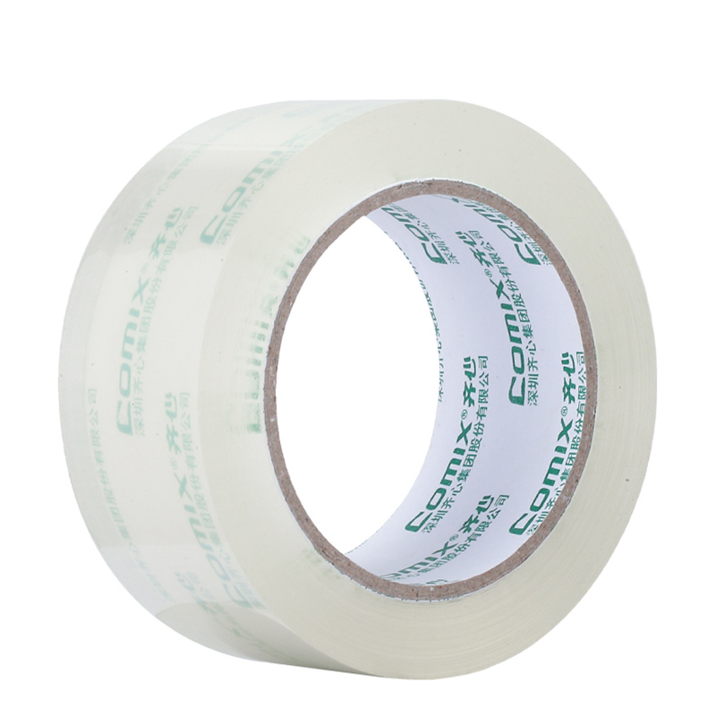 齐心（COMIX） 封箱胶带 JT4810 48mm*100y 单卷装  透明色（单位：卷）