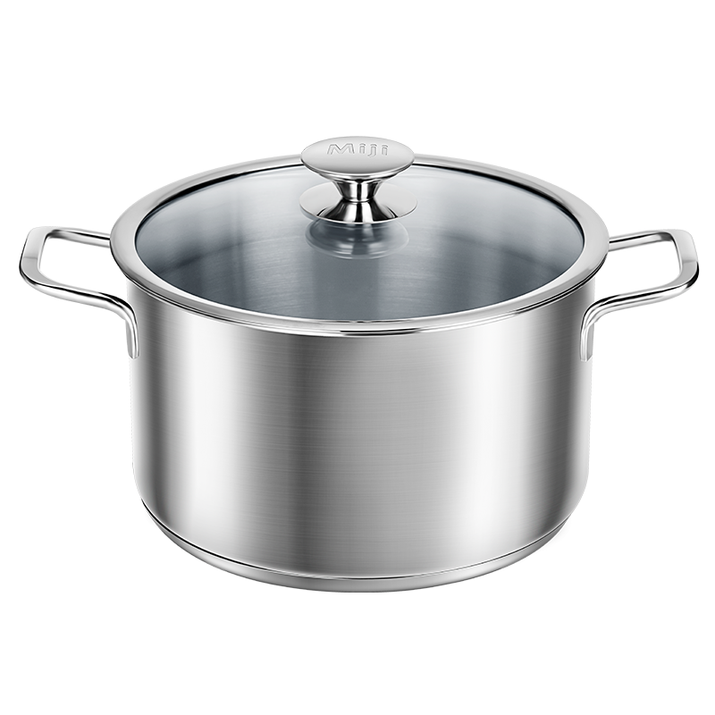 Miji Home Design Germany 不锈钢汤锅 MH-NOVA24-E/CN 24cm（汤锅） 不锈钢色（单位：个）