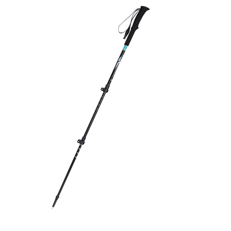 骆驼（CAMEL） 户外徒步爬山轻便携伸缩多功能铝合金登山杖 174BABP671 尺寸65-135cm 黑色（单位：支）