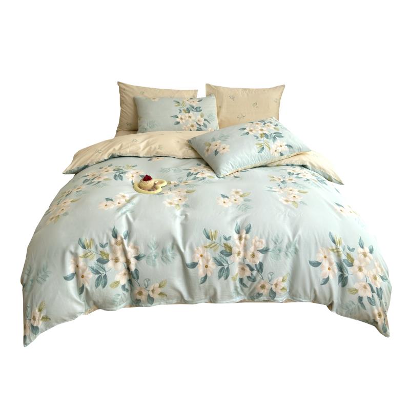 雅鹿&middot;自由自在/Yalu&Freedom 花语系列全棉四件套 YL4120 被套200*230cm 混色（单位：套）