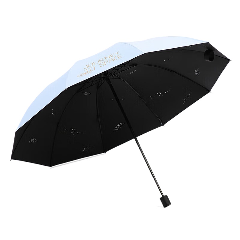天堂 双人晴雨伞三折10骨加大双人超大加固  31166E 64cmX10  净空蓝（单位：把）
