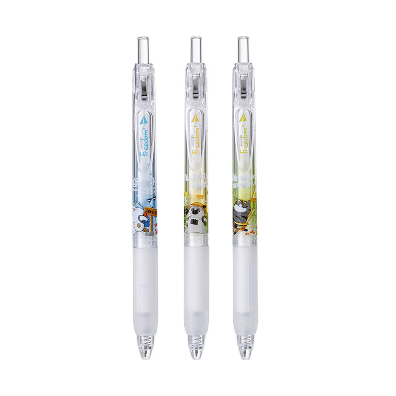 齐心（COMIX） 按动中性笔 WHGP0110-3 3支 混色（单位：卡）