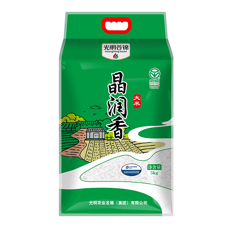 光明谷锦 晶润香 非真空包装 5kg 松石绿（单位：袋）