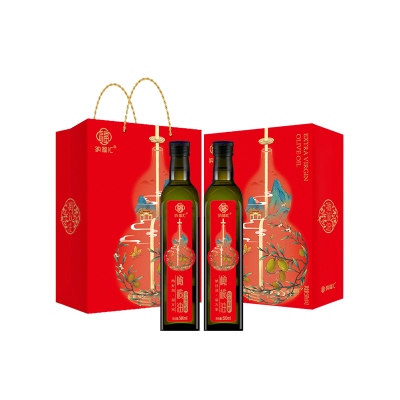 纳福汇 橄榄油 G-17 500ml*2 红色（单位：盒）