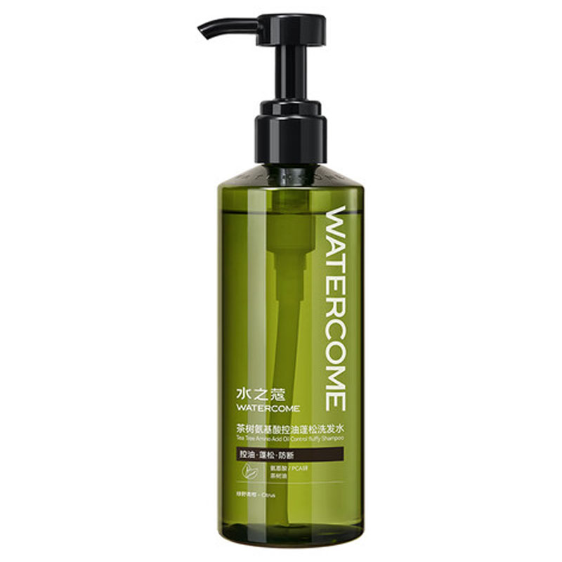 水之蔻 控油净澈洗发水青柑橘影 控油蓬松 600ml*3 绿色（单位：组）