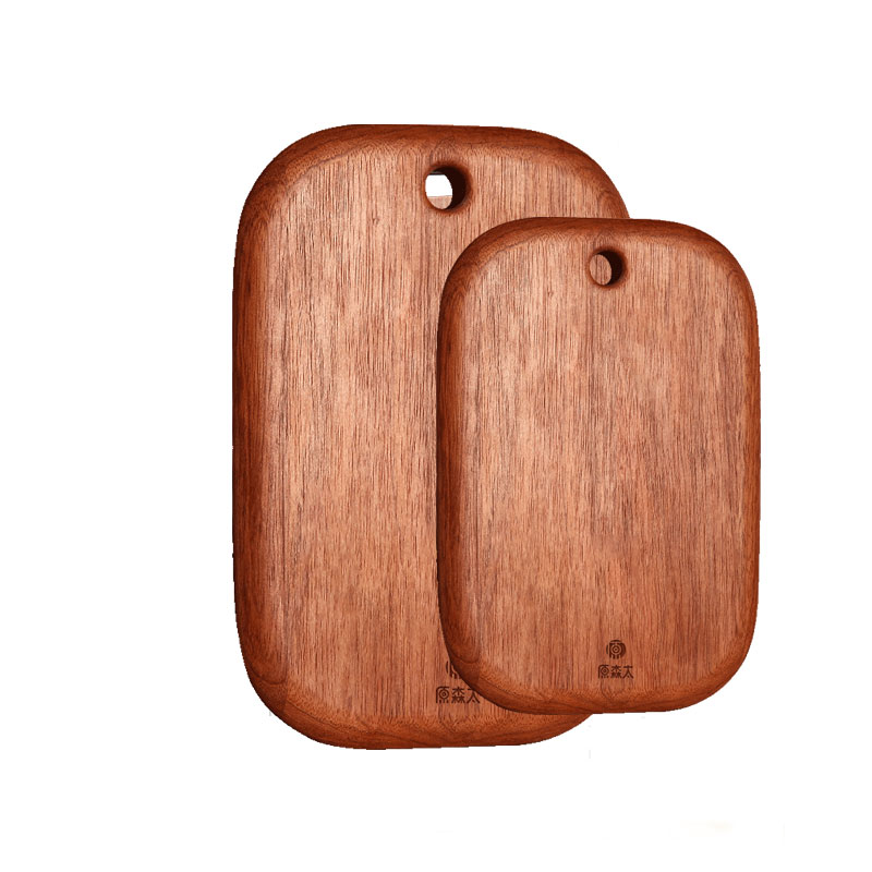 原森太 花梨木整木水果板 02.YSTCY0250 30x20x2cm【小号】+36x24x2.3cm【大号】 褐色（单位：组）