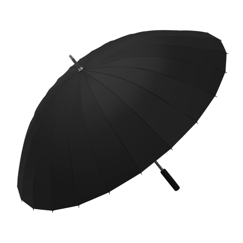 天堂 防风雨伞长柄 13082E 70CMx24骨 黑色（单位：把）