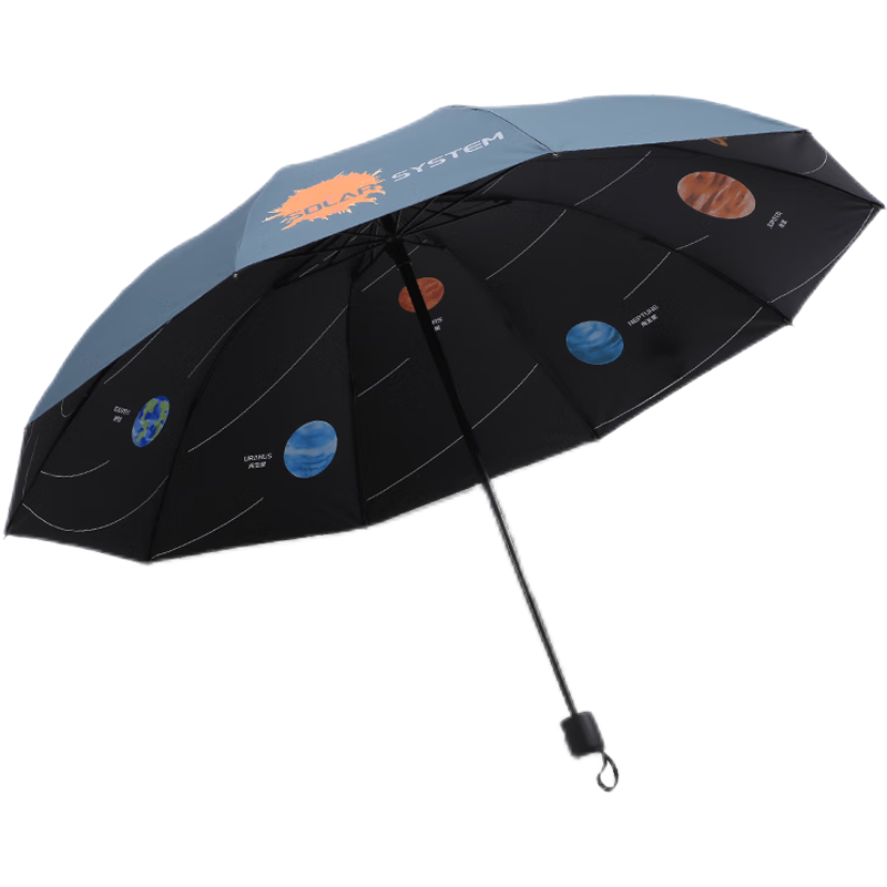 天堂 防紫外线阳伞三折 31186E 61cmX10骨 苍岭绿（单位：把）