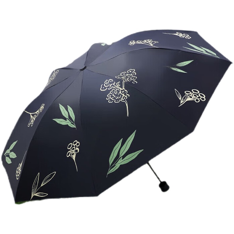 天堂 防晒晴雨伞三折 33942E 57cmX8骨 午夜蓝（单位：把）