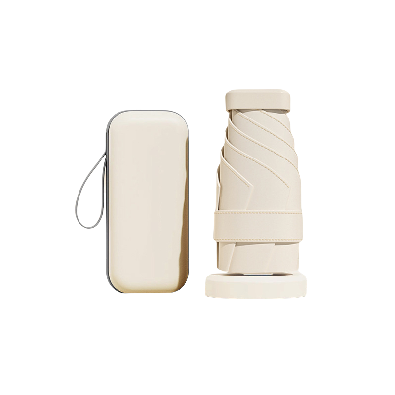 丰懋 胶囊伞女生小巧迷你折叠防晒卡包伞带盒款雨伞 FXYB07 90*52.5cm  梧桐米（单位：把）