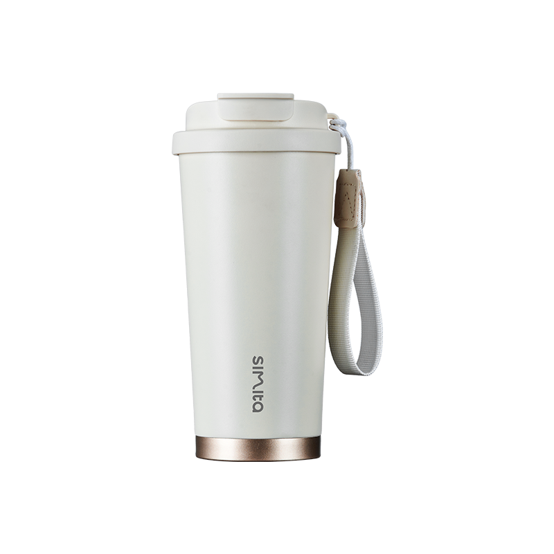 施密特（Simita） 随行咖啡杯316L不锈钢 MKF6026-050AT 500ML 白色（单位：只）