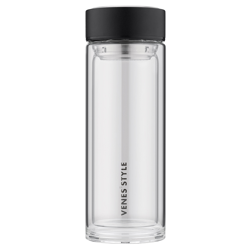 菲驰（VENES） 莱尔特玻璃杯 FC319-350 350ml 黑色（单位：个）