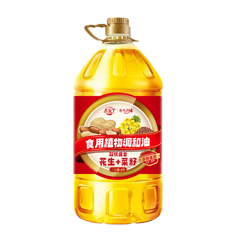 鄱阳湖 食用油 东禾下花生菜籽调和油 5L 琥珀色（单位：瓶）