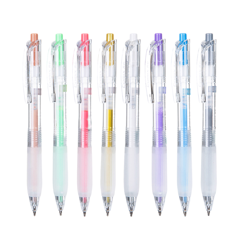 齐心（COMIX） 彩色中性笔 WHGP0133-8 8色8支  混色（单位：套）