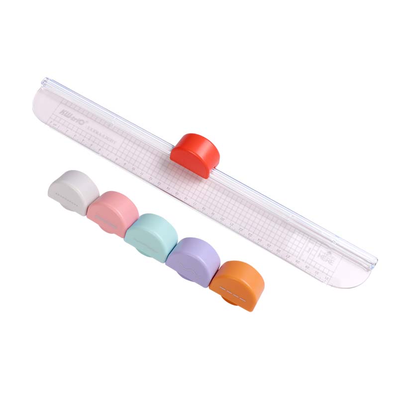 可得优（KW-triO） 七合一创意定位裁纸刀（英文版） 13203 裁纸宽度310mm 红色（单位：个）