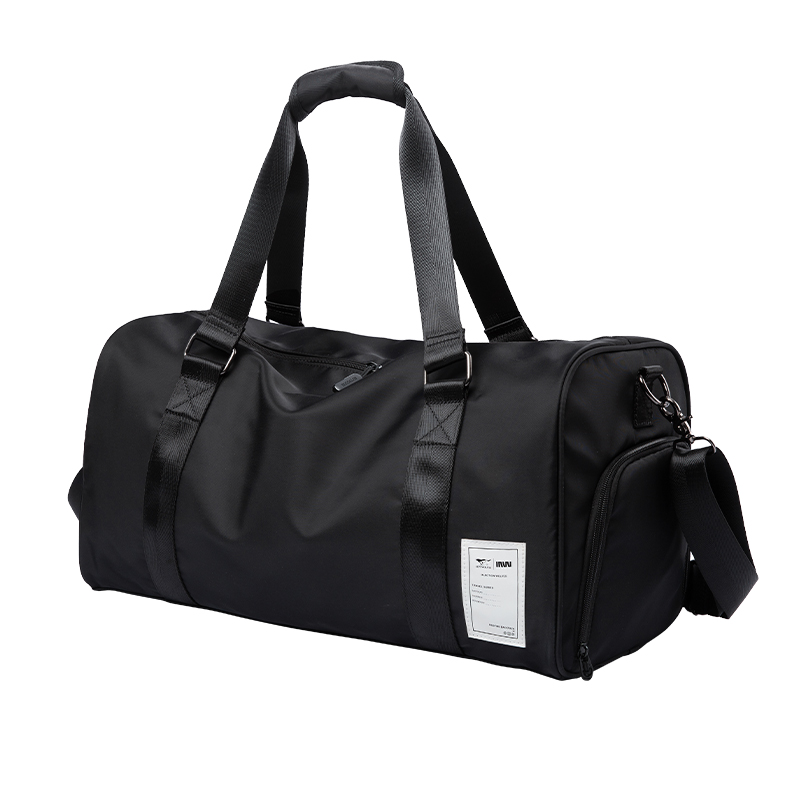 七匹狼（SEPTWOLVES） 短途旅行包 男款 大容量运动健身包 CD131249-1 48x24x26cm 黑色（单位：件）