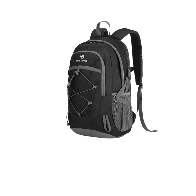 骆驼（CAMEL） 户外徒步旅行运动登山轻便双肩背包  A9W3C3135A 容量22L 黑色（单位：个）