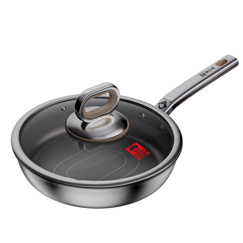 康巴赫 0涂层煎锅 KGO-J26S 26cm 不锈钢色（单位：套）