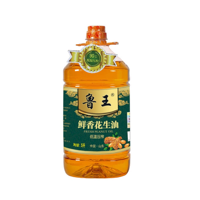 鲁王 低温压榨 鲜香花生油 5L 混色（单位：桶）
