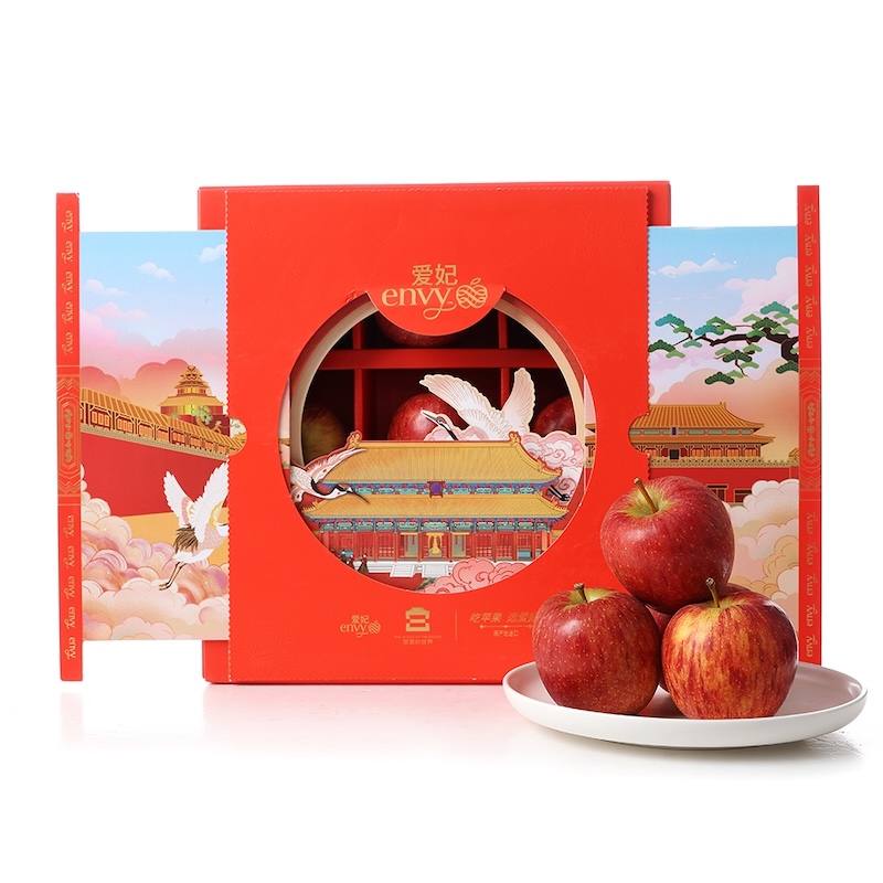 本来工坊 新西兰爱妃苹果 (大果 2kg) 9个礼盒装 红色（单位：箱）