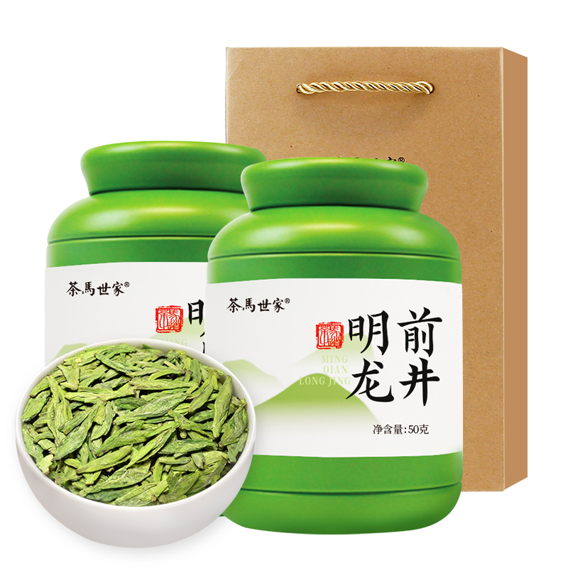 茶马世家 核心产区龙井 LG050MHT*2 100g 雾雨绿（单位：组）