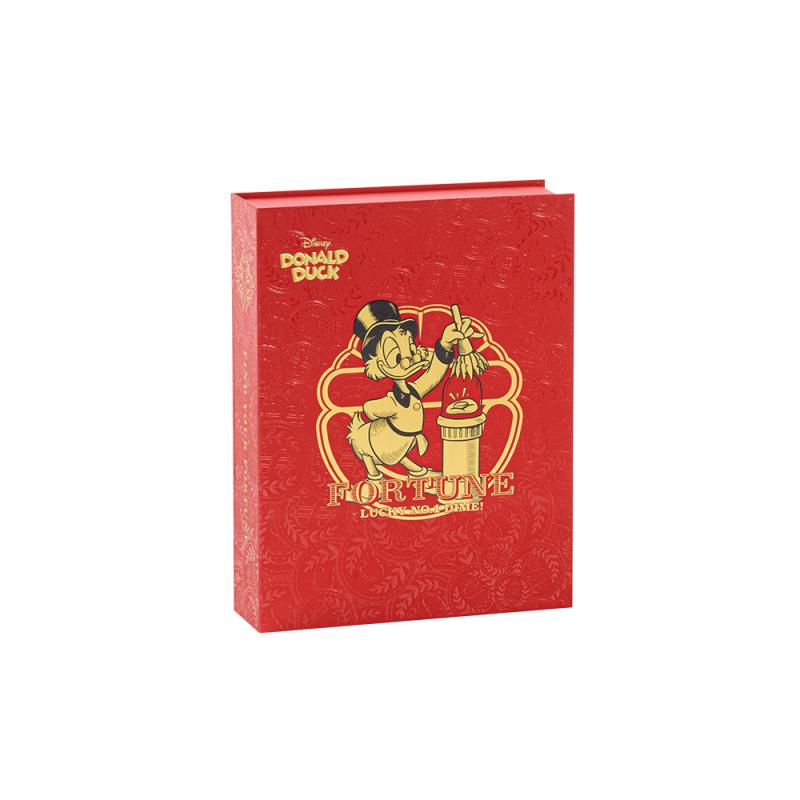 迪士尼（Disney） 快乐招财鸭中秋礼盒（糕点） 月饼 300g  红色（单位：盒）