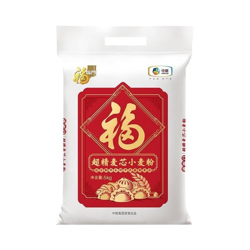 福临门 中粮 超精麦芯小麦粉（无纺布） 5kg 混色（单位：袋）