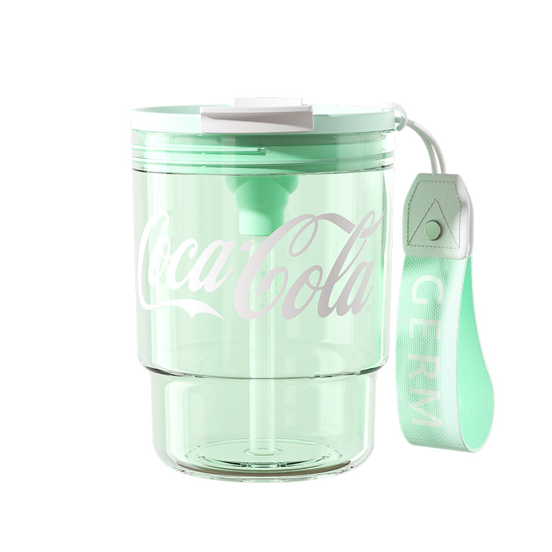 格米 GERM 可口可乐联名款 竹简水杯 GE-CK23SS-S24-6 375ml 仙雾绿（单位：个）