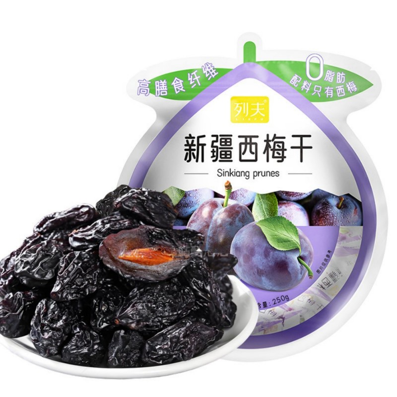 列夫 新疆西梅干 果干 250g 紫色（单位：袋）