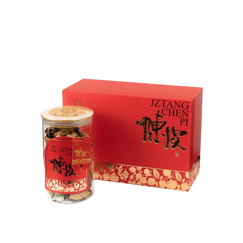九珍堂 新会陈皮 经典玻璃礼盒 30年125克 红色（单位：套）