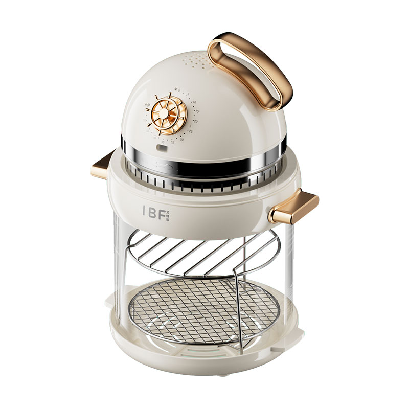 艾博菲（IBF） IBFD-067 分体空气炸锅 3.5L  白色（单位：台）