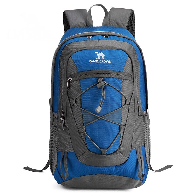 骆驼（CAMEL） 户外双肩包男女徒步旅行运动登山包 A1W3FI101 容量30L 靛蓝（单位：个）