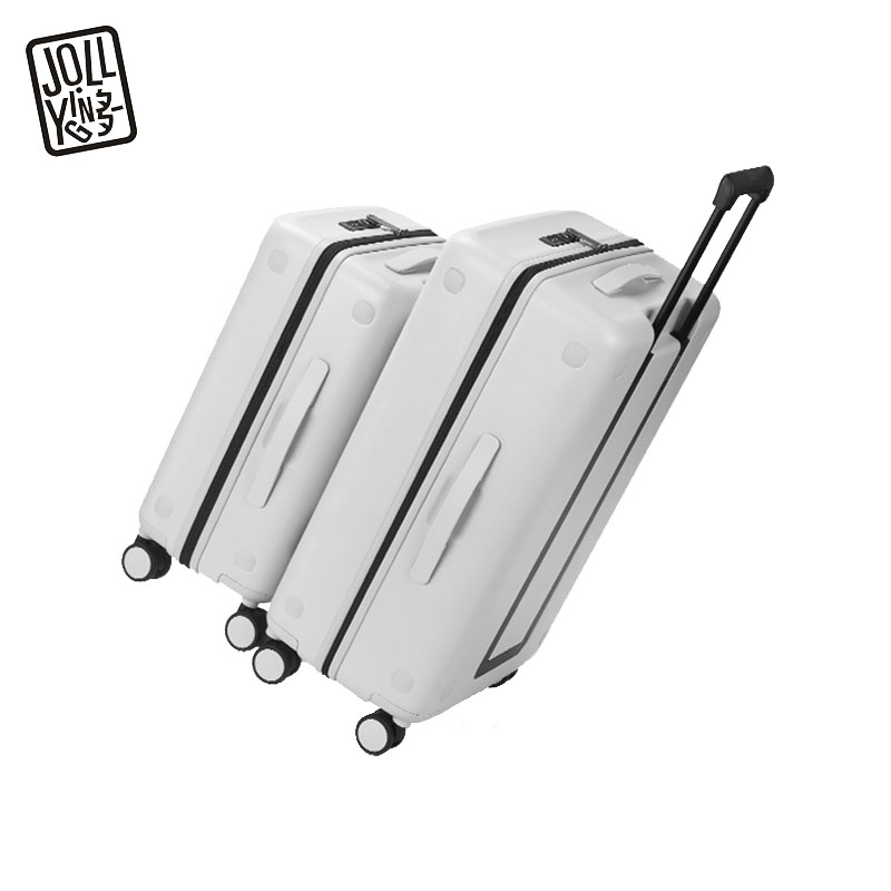 JOLLYING（多一） 德国进口磁吸扣一拖二行李箱 zy-1638 20寸+24寸 格雷灰（单位：套）