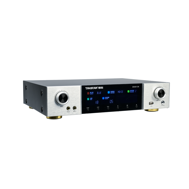 得胜（TAKSTAR) 卡拉OK功放 EKAX-3A 480x380x90mm 银色（单位：台）