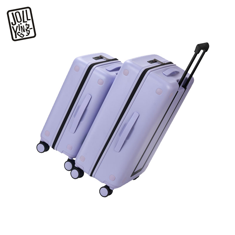 JOLLYING（多一） 德国进口磁吸扣一拖二行李箱 zy-1638 20寸+24寸 莫奈紫（单位：套）