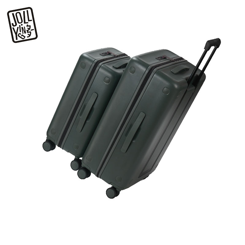 JOLLYING（多一） 德国进口磁吸扣一拖二旅学箱 ZY-1638 20寸+24寸 橄榄绿（单位：套）