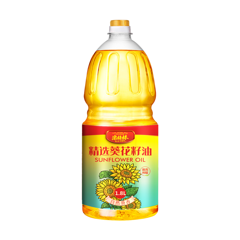 米妹妹（MIMEIMEI） 食用油 纯香葵花籽油 1.8L  混色（单位：桶）