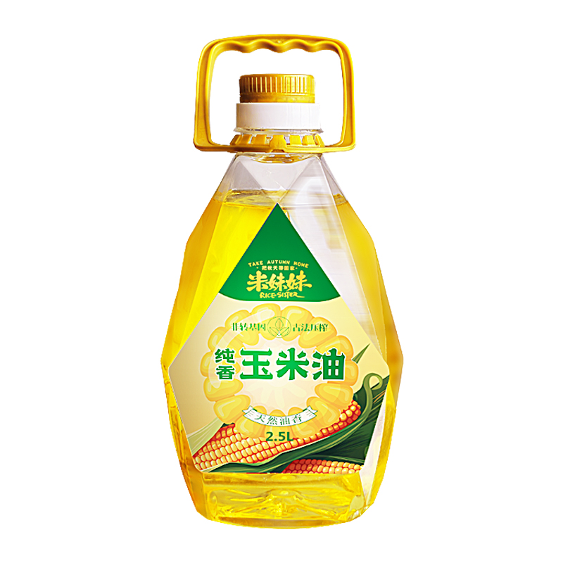 米妹妹（MIMEIMEI） 食用油 纯香玉米油 2.5L*1桶 混色（单位：桶）