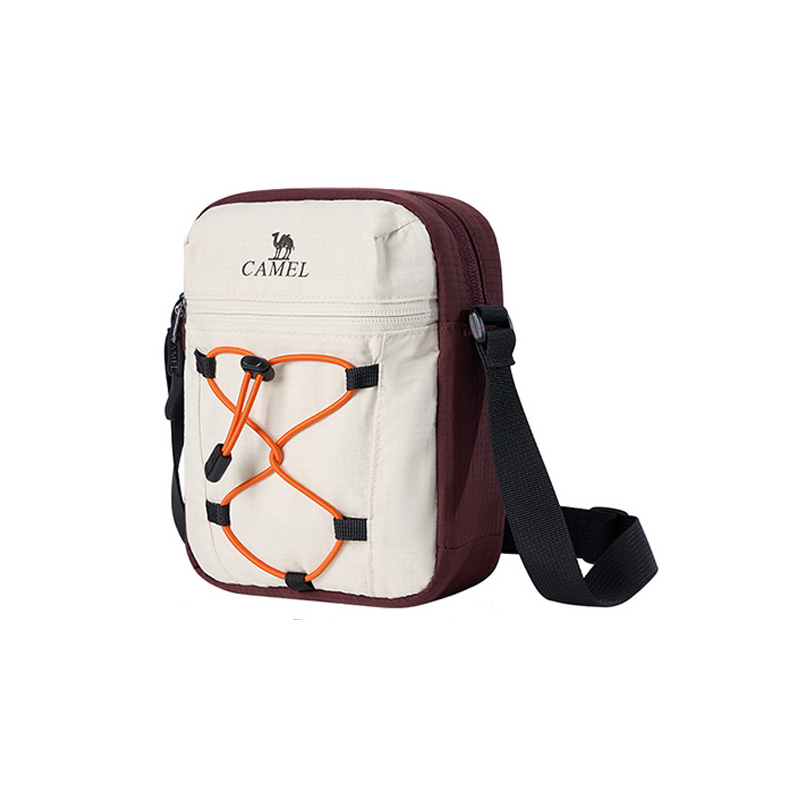 骆驼（CAMEL） 运动健身通勤单肩包 575B777025 重量约120g 酒红棕（单位：个）