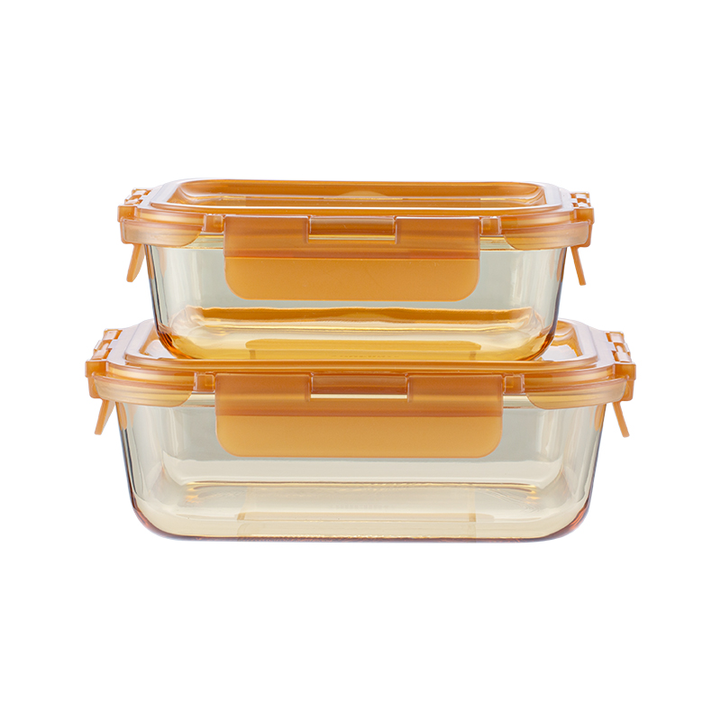 杜邦（DUPONT） 晶禧保鲜盒二件套   PBXH-102 2件套 琥珀色（单位：套）