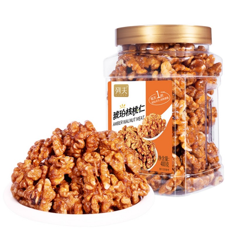 列夫 琥珀核桃 坚果 400g 炫橙色（单位：罐）
