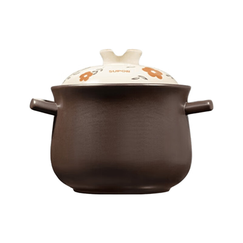 苏泊尔（SUPOR） 新陶养生煲&middot;乐享Ⅲ系列&middot;汤煲煲 TB45A3 4.5L  褐色（单位：个）