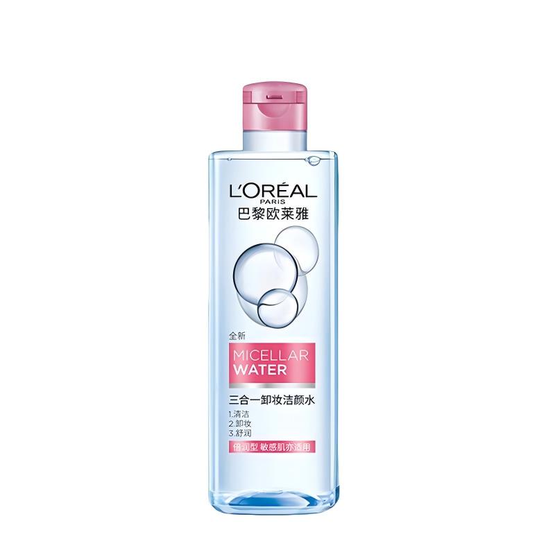 欧莱雅（LOREAL ） 卸妆水 倍润型 400ml 混色（单位：瓶）