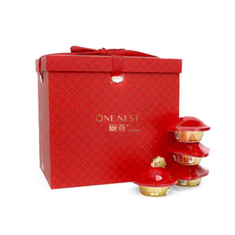 燕之屋 碗燕甄爱低糖款 S500燕窝 108g*30碗礼盒装 红色（单位：盒）