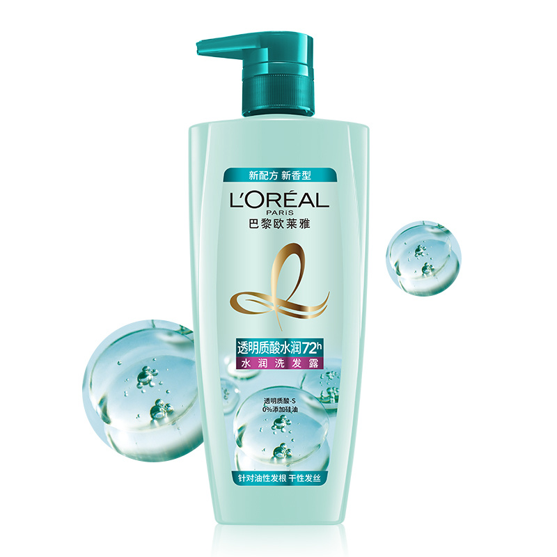 欧莱雅（LOREAL ） 洗发露 透明质酸水润 700ml 绿色（单位：瓶）